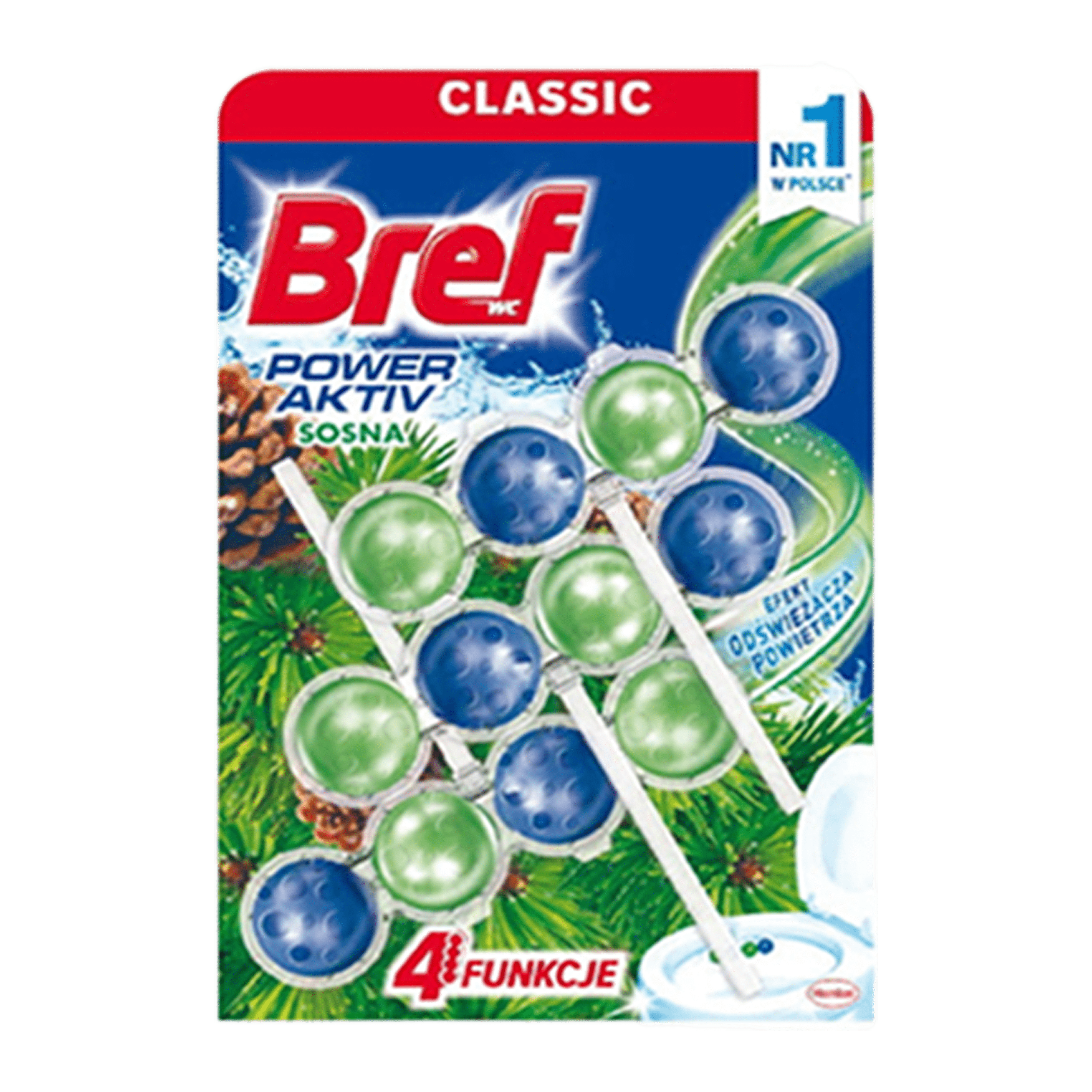 household-WC Block-Trio - Power Active - Pine