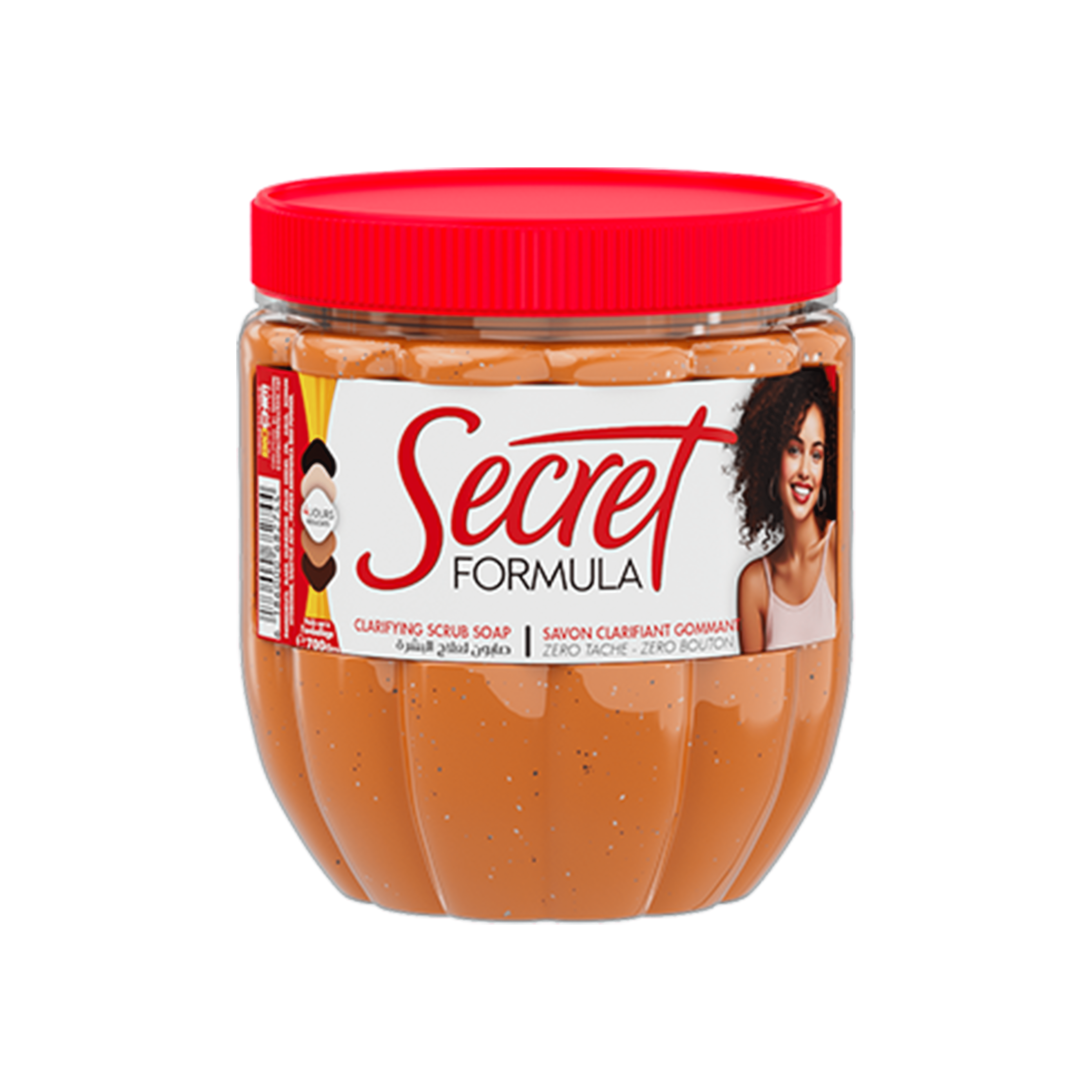 cosmetics-Body Care-Scrub Soap - Carrot & Papaya