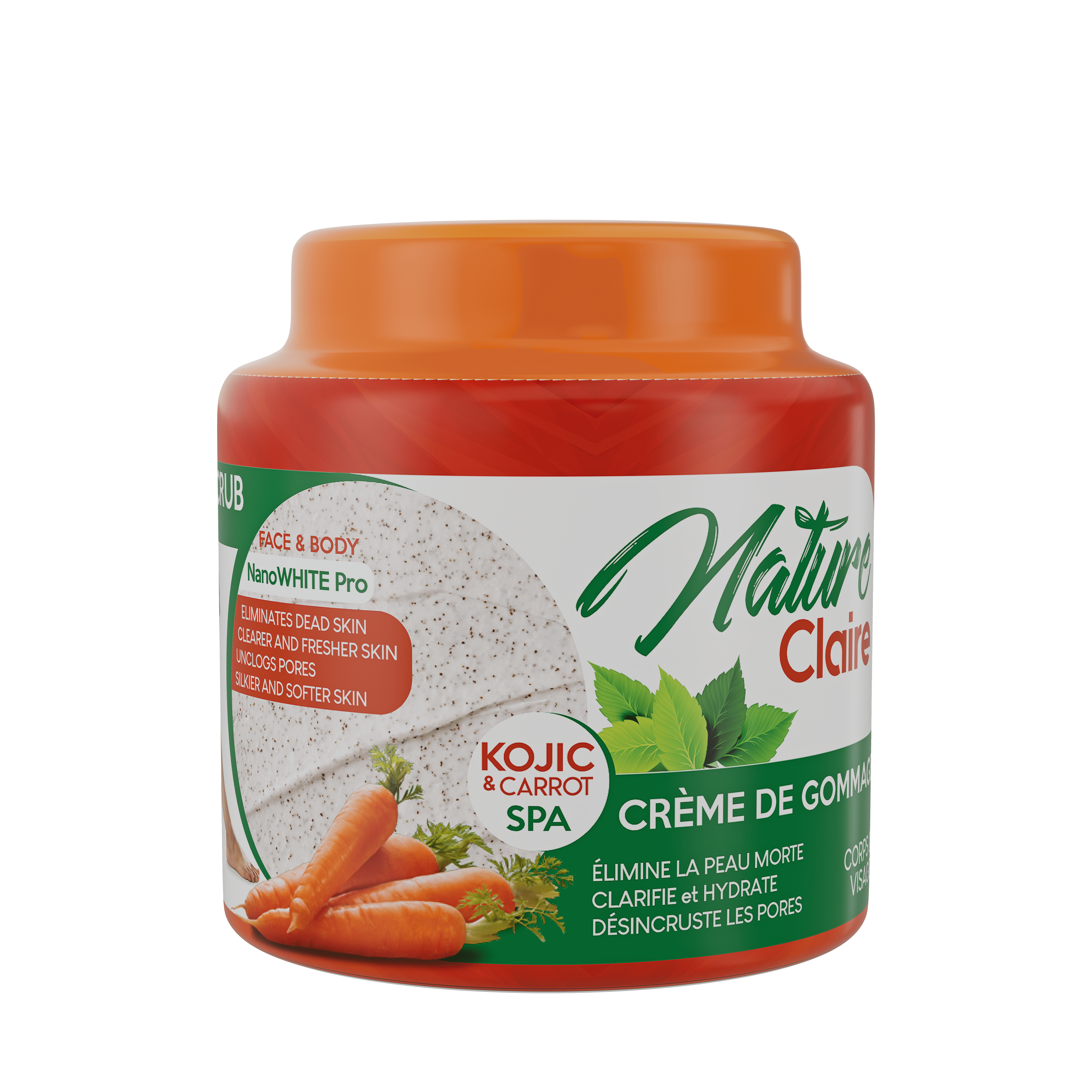 cosmetics-Body Care-Body Scrub Cream - Carrot