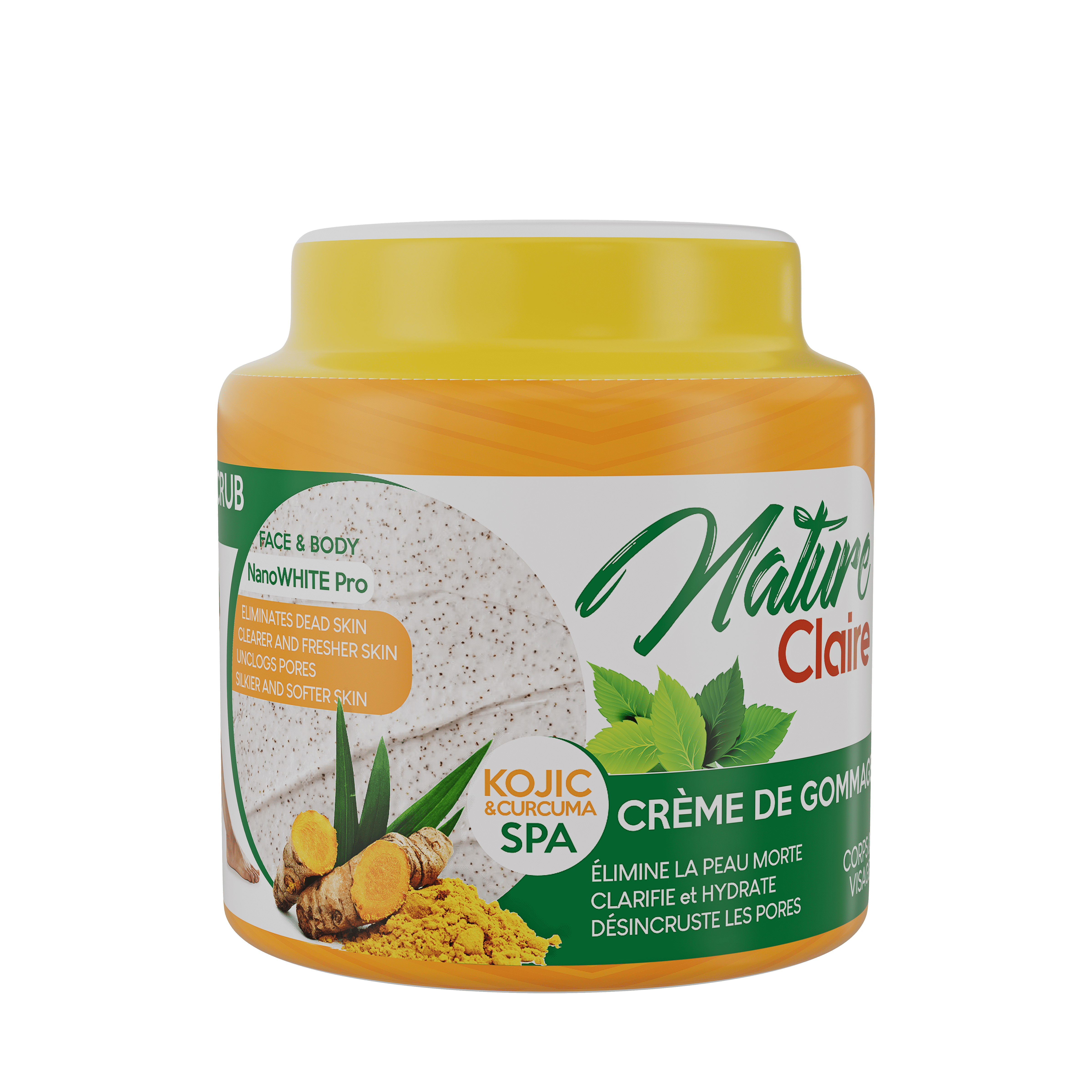 cosmetics-Body Care-Body Scrub Cream - Tumeric