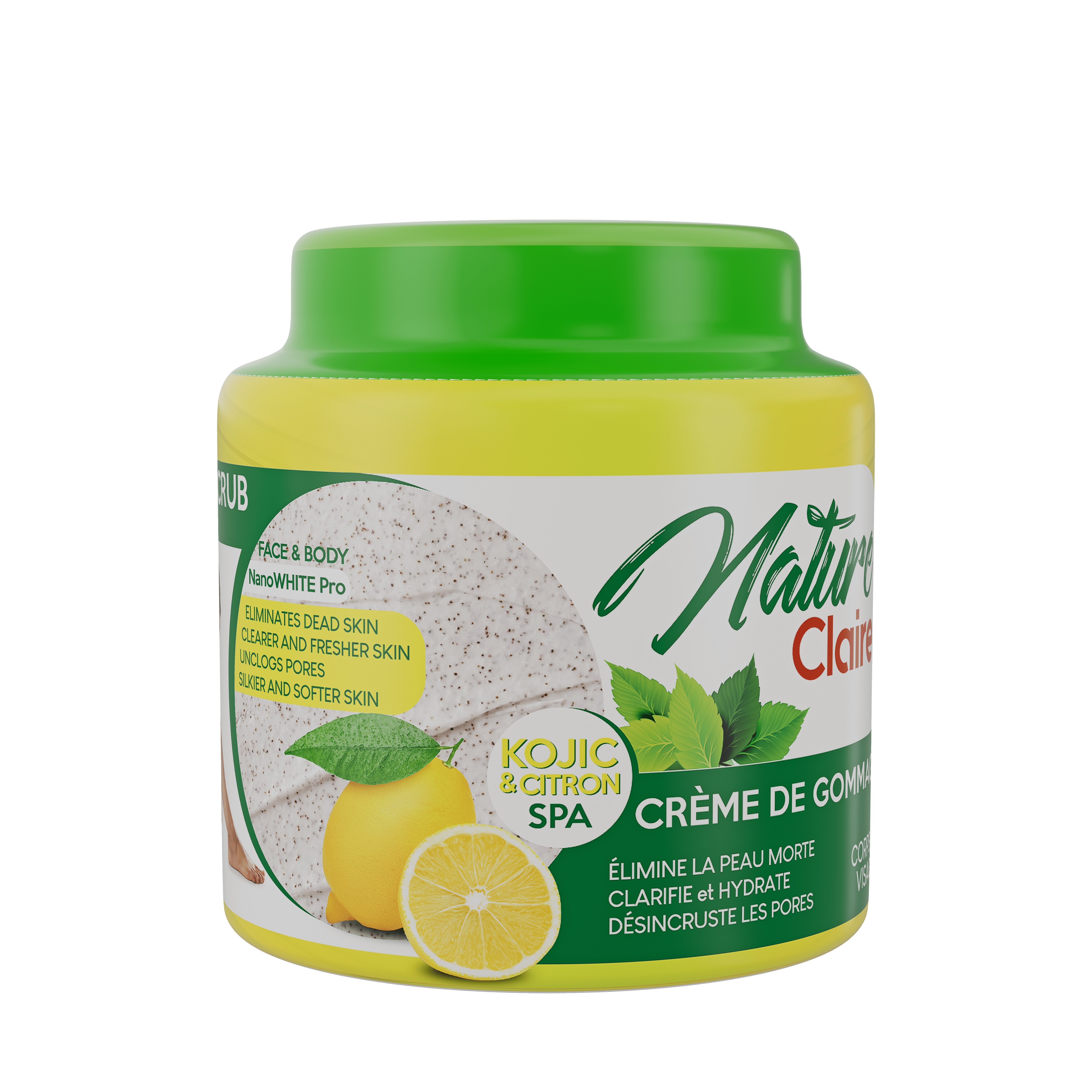 cosmetics-Body Care-Body Scrub Cream - Lemon