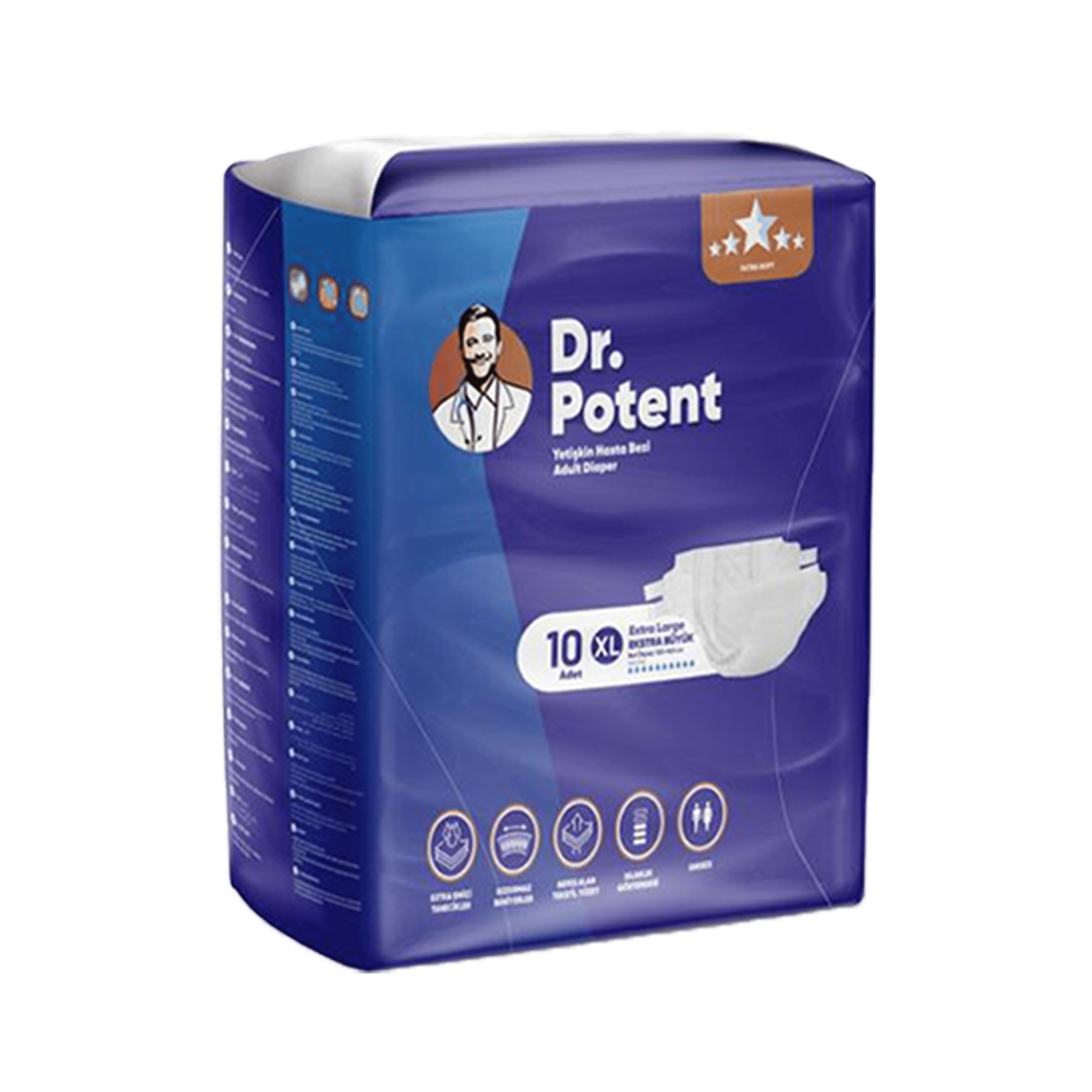 personal-care-Adults Care-Adults Diapers - Extra large 10Pcs